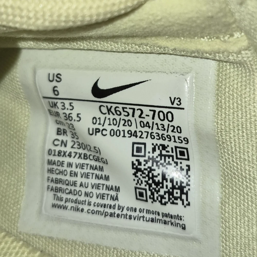 Rare! Nike Air Force 1 LX LIFE LIME ,  Womens's U.S Size 6